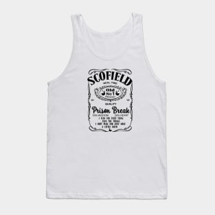 Scofield Prison Break white Tank Top